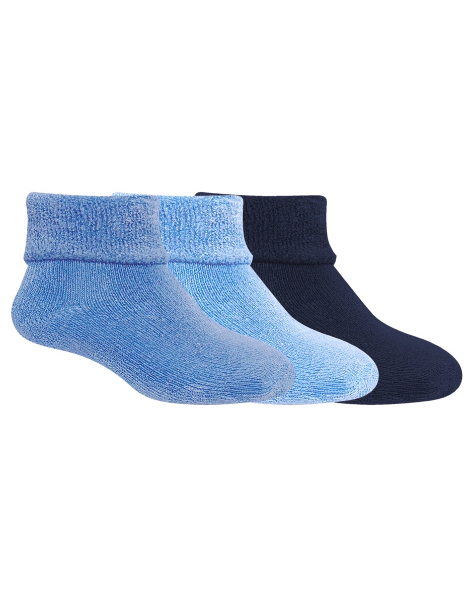 Set tin de algodón para bebé unisex 3 pares Set tin de algodón para bebé unisex 3 pares