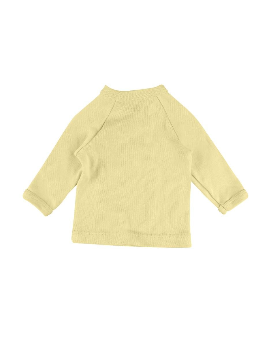CAMISETA MON CARAME, 3 MESES, AMARILLO