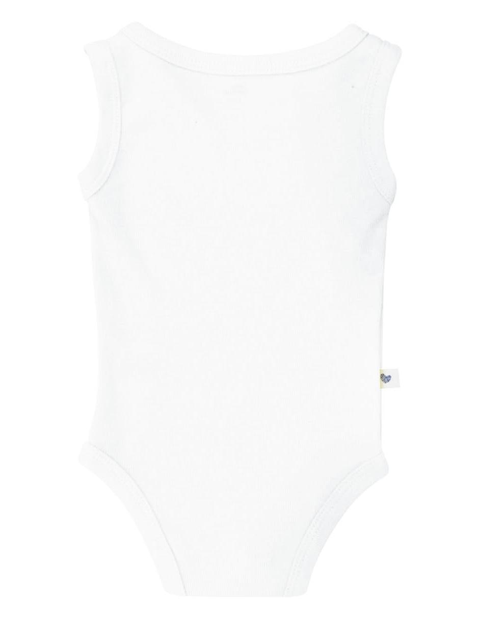 BODY MON CARAMEL BASI, 6 MESES, BLANCO