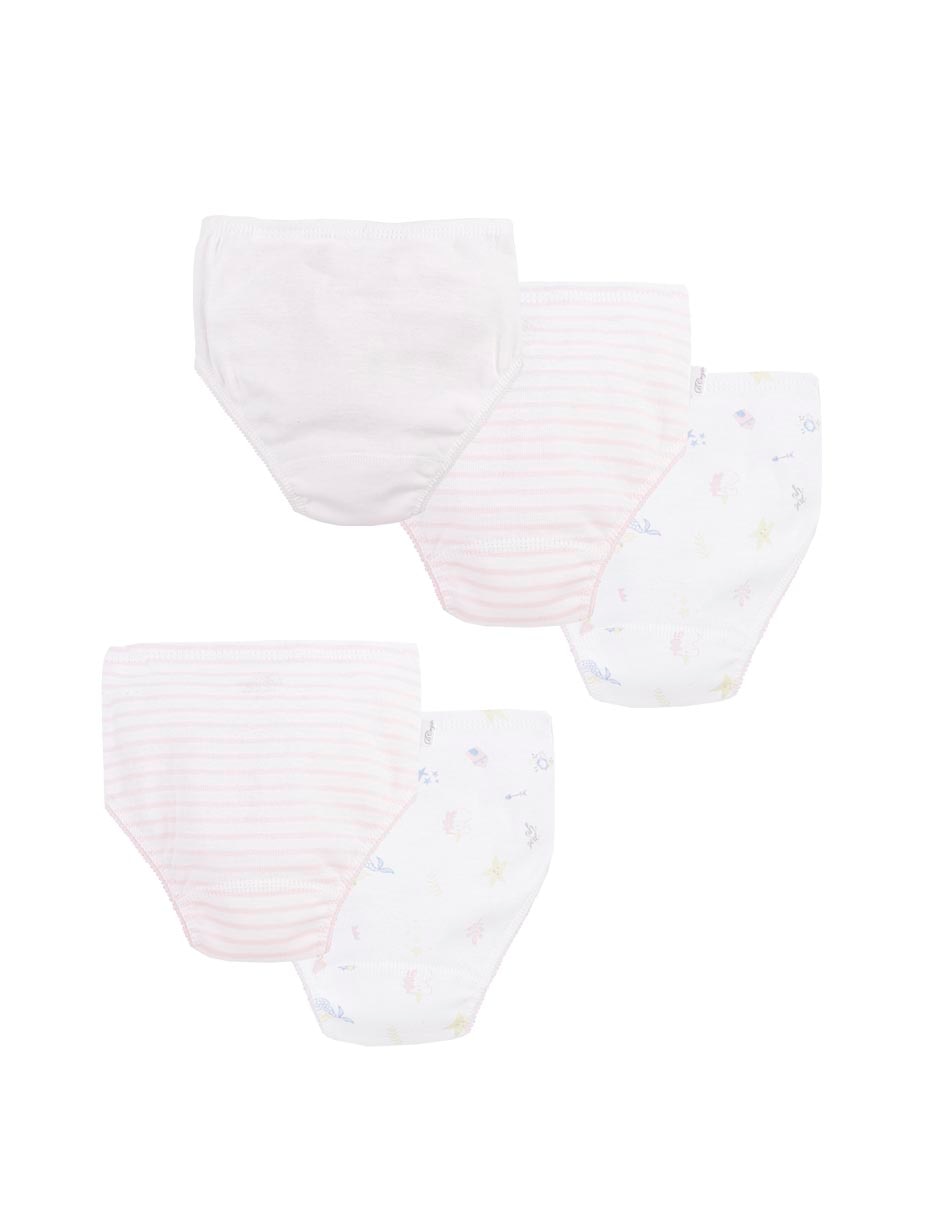 Set panty de algodón para bebé niña 5