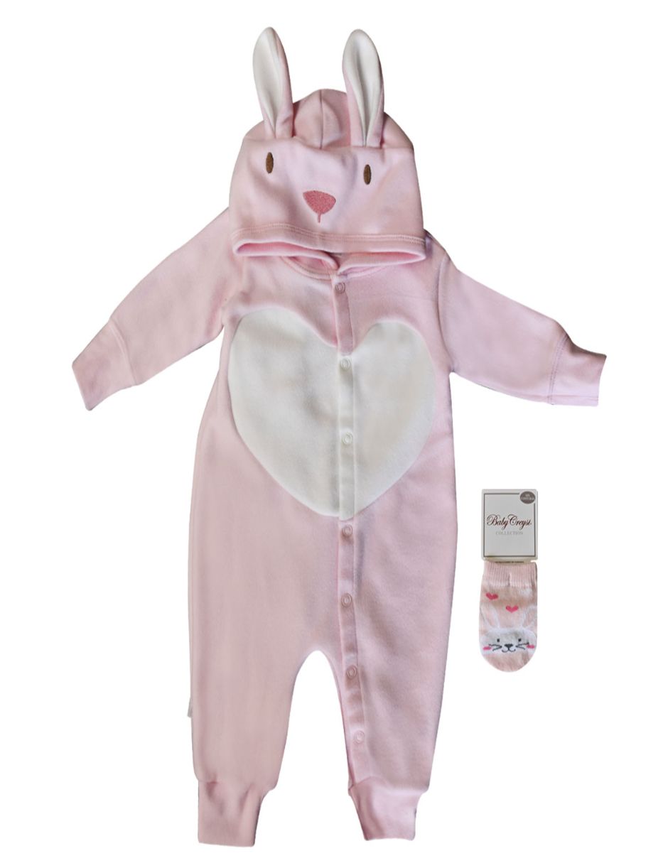 Mameluco de algodón para niña