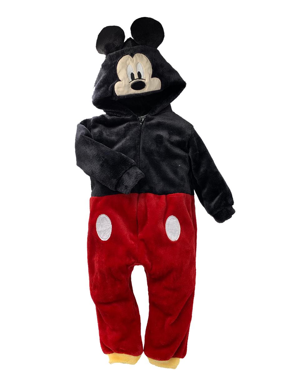 Mameluco bordado sin pie tipo disfraz Disney Mickey Mouse unisex