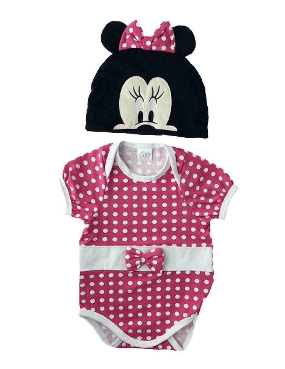 Pa alero con gorro carita bordado Disney Minnie para beb