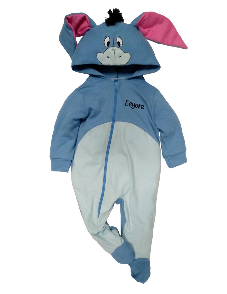 Mameluco Disney Eeyore con gorro bordado para beb