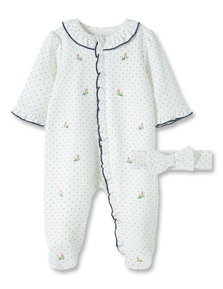 Mameluco con diseño gráfico Little Me algodón para bebé