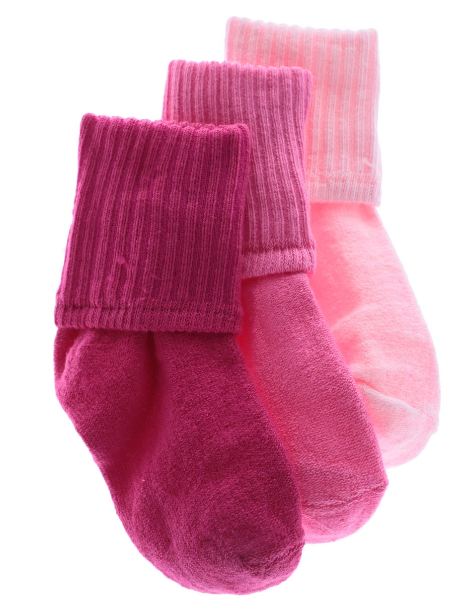 Set tin de algodón para bebé unisex 3 pares Set tin de algodón para bebé unisex 3 pares