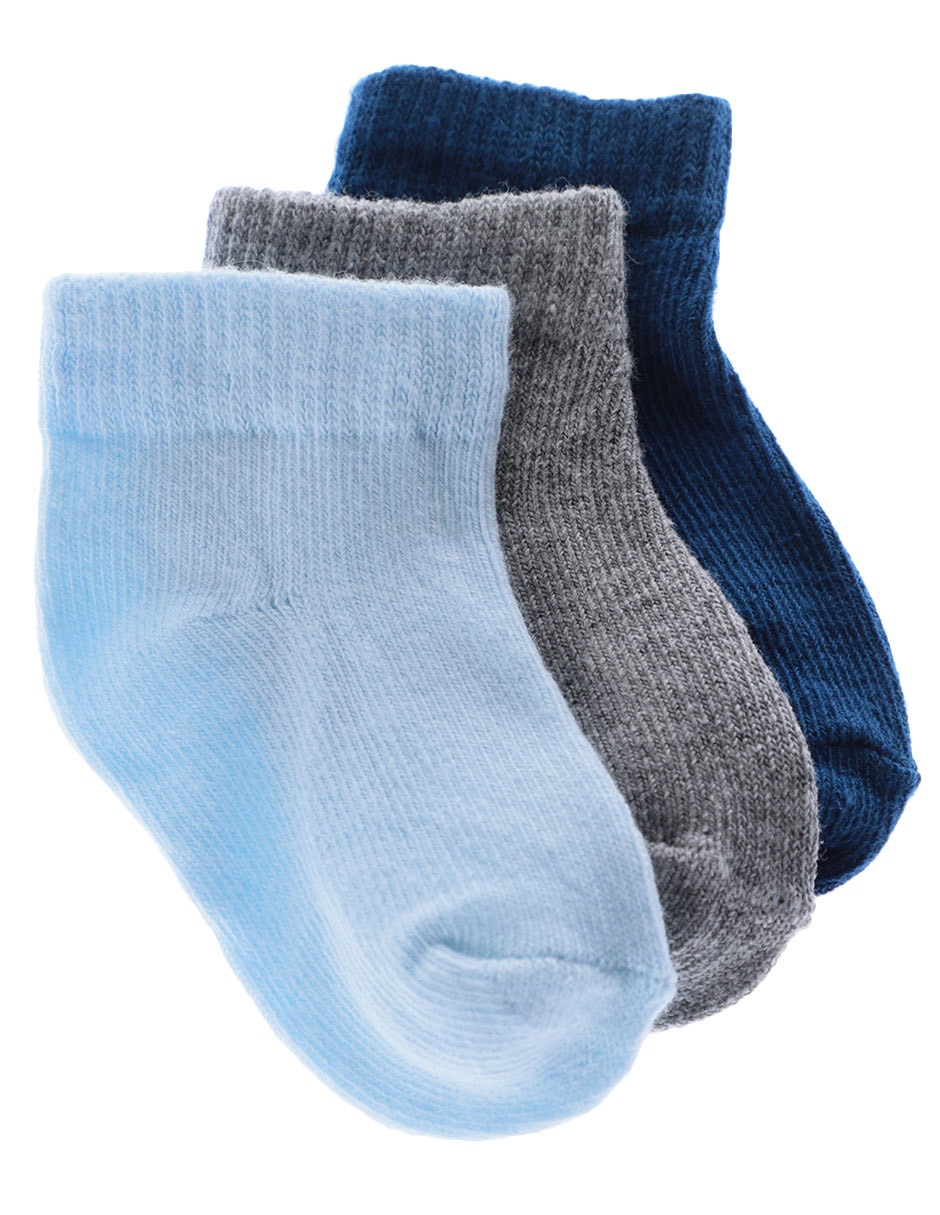 Set tin de algodón para bebé unisex 3 pares