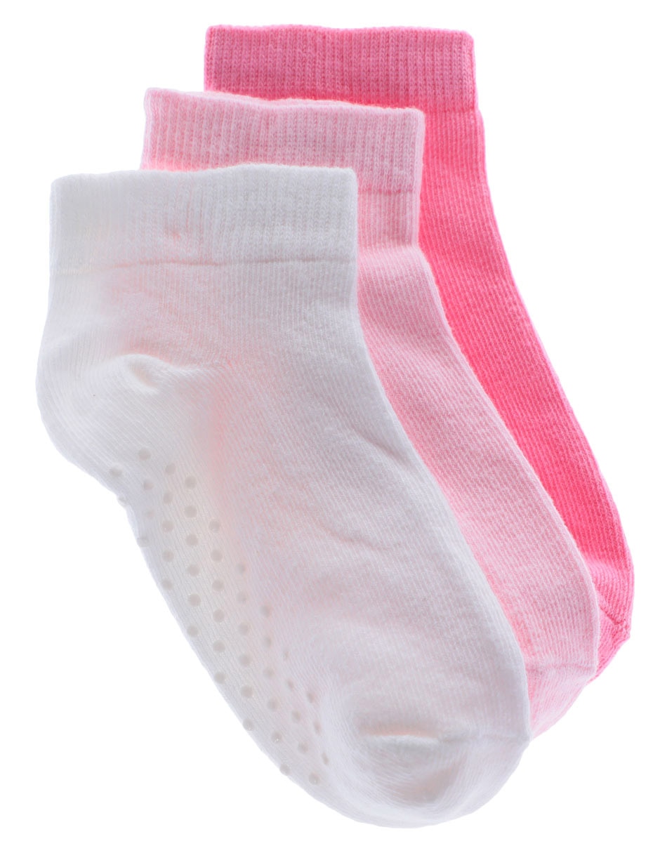 Set tin antiderrapante de algodón para bebé unisex 3 pares Set tin antiderrapante de algodón para bebé unisex 3 pares