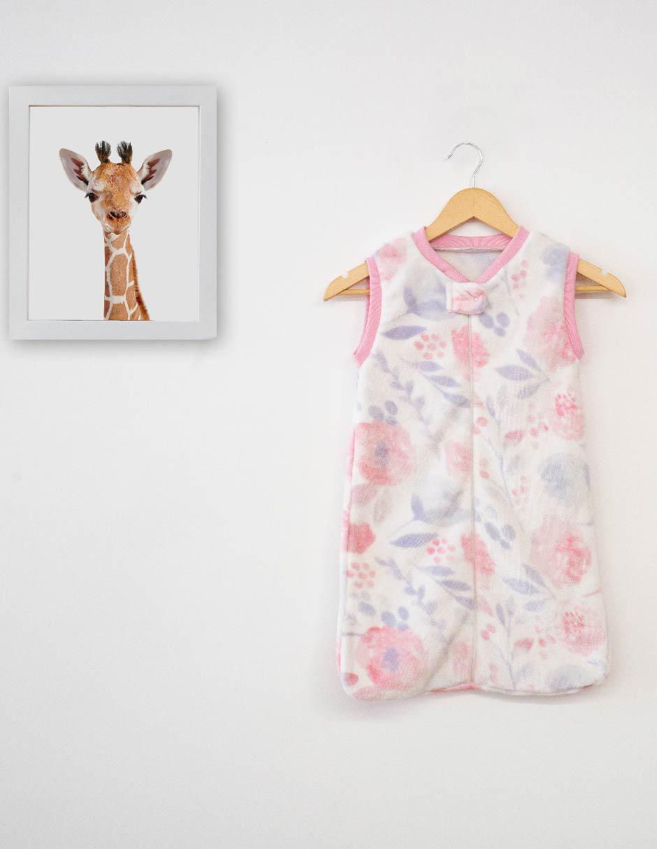 Saco de dormir floral para bebé 2