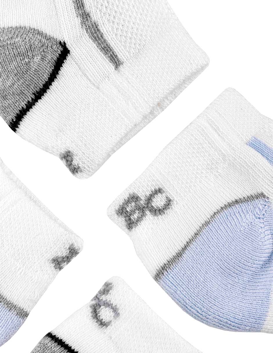 Tin antiderrapante de algodón para bebé niño 2 pares 2