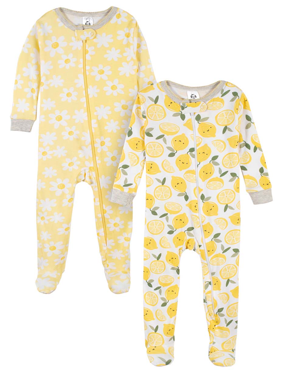 Set de mamelucos de algodón para bebé niña Set de mamelucos de algodón para bebé niña