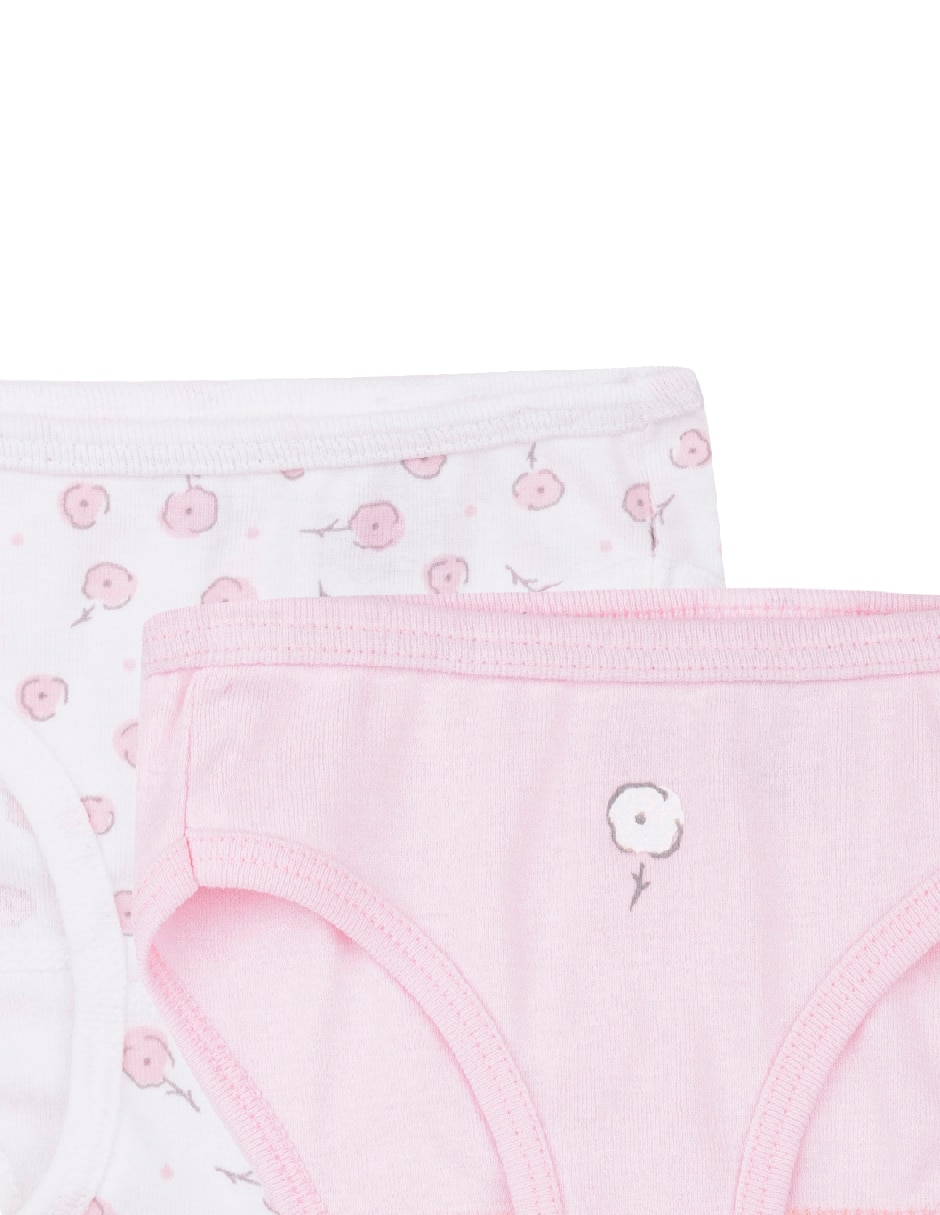 Set panty algodón para bebé niña 3