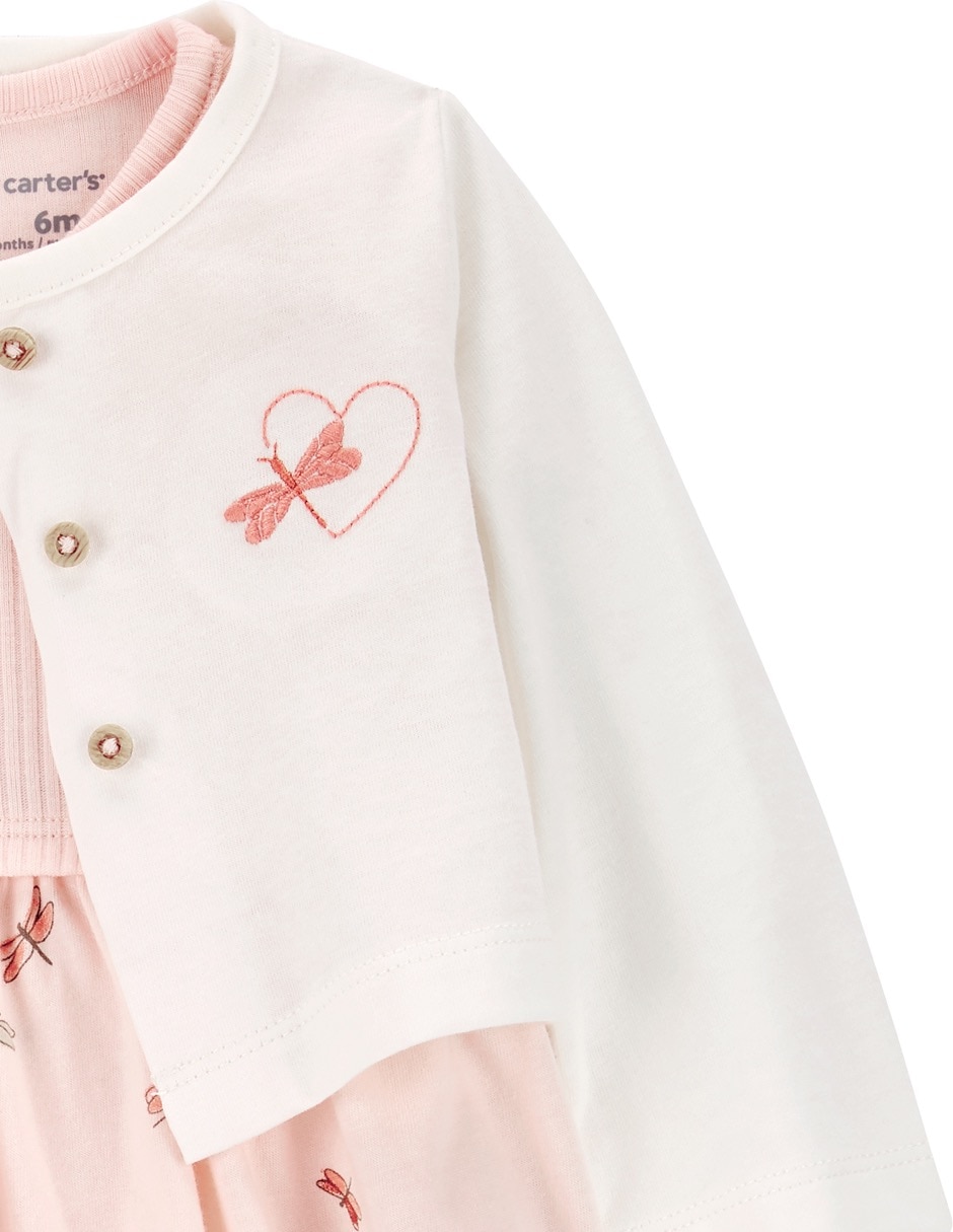 Conjunto de algodón para bebé niña 2 piezas 7