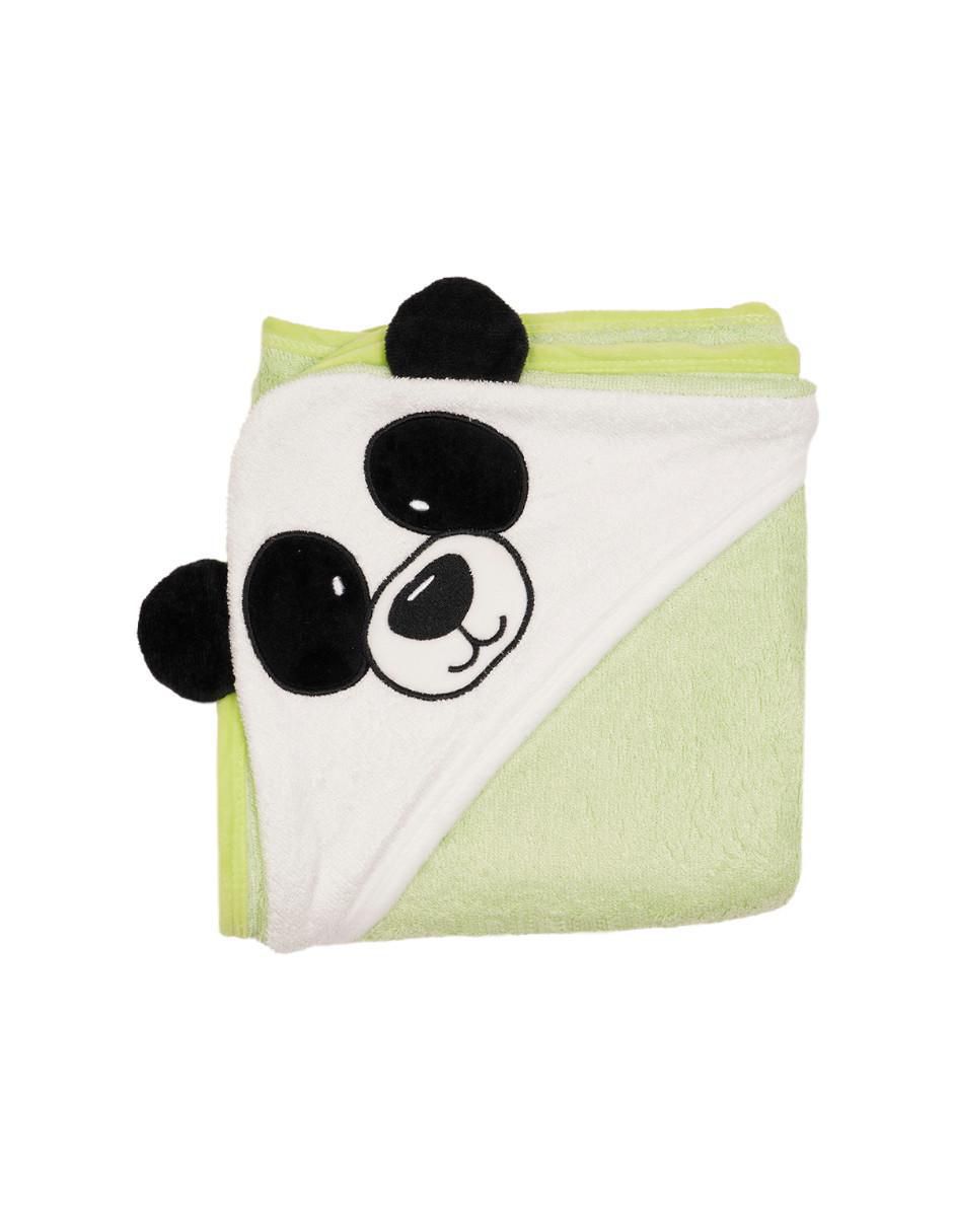 Toalla oso bebé 100% bambú orgánico Panda.