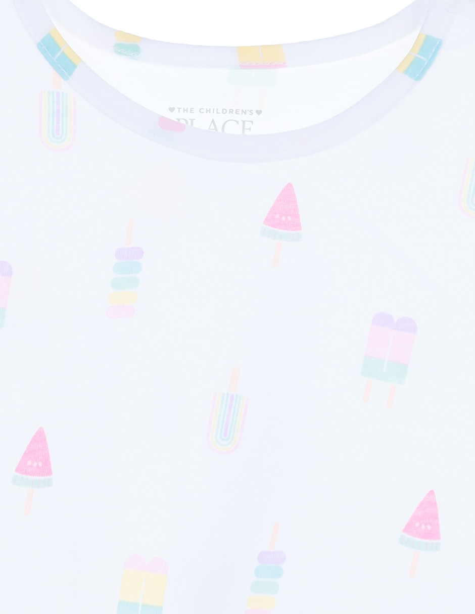 Playera The Childrens Place manga corta para preescolar niña 3