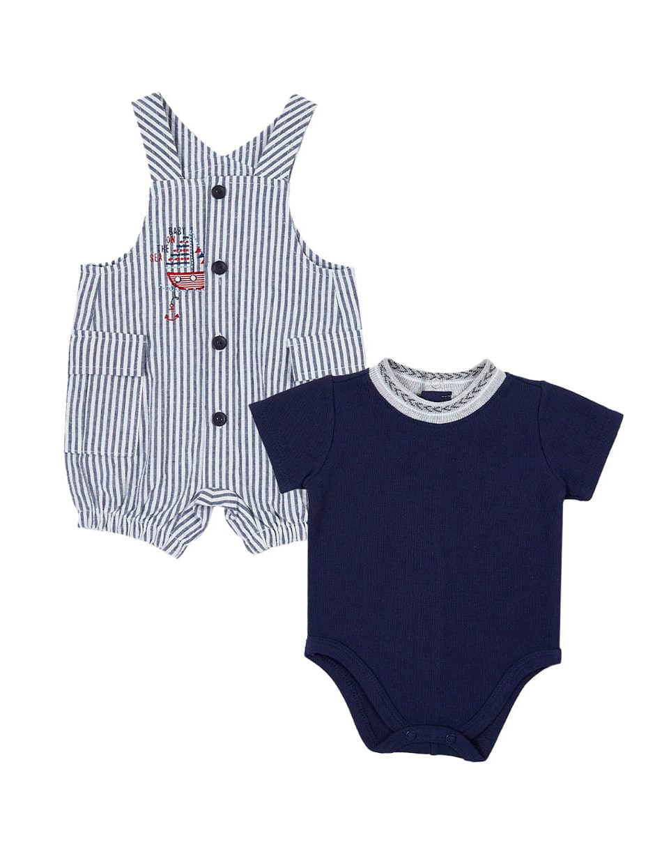 Conjunto de algodón para bebé niño 2 piezas 1
