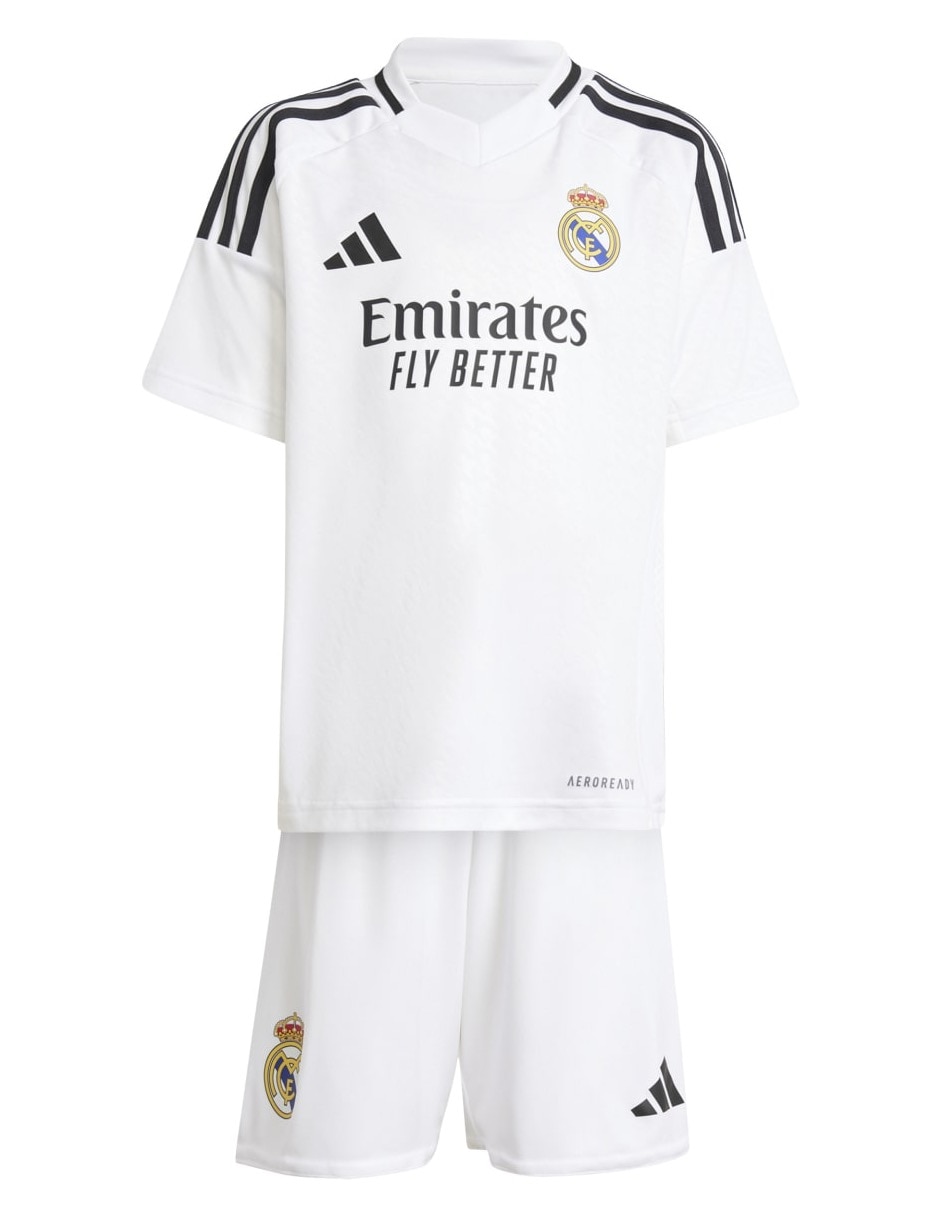 Conjunto real madrid h mini de algodón infantil