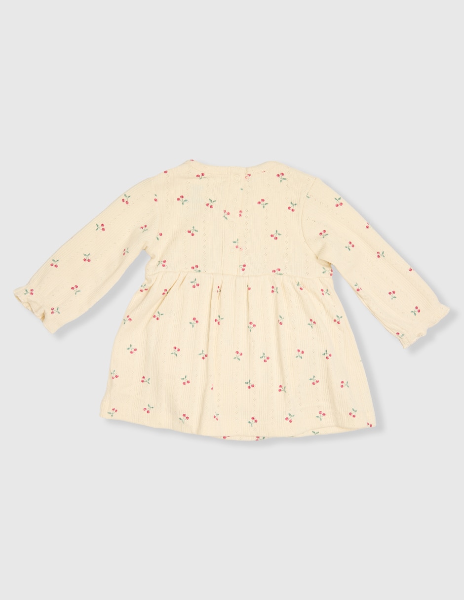 Vestido manga regular para bebé niña 2