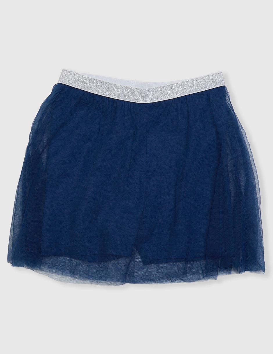 Falda short de algodón para bebé niña