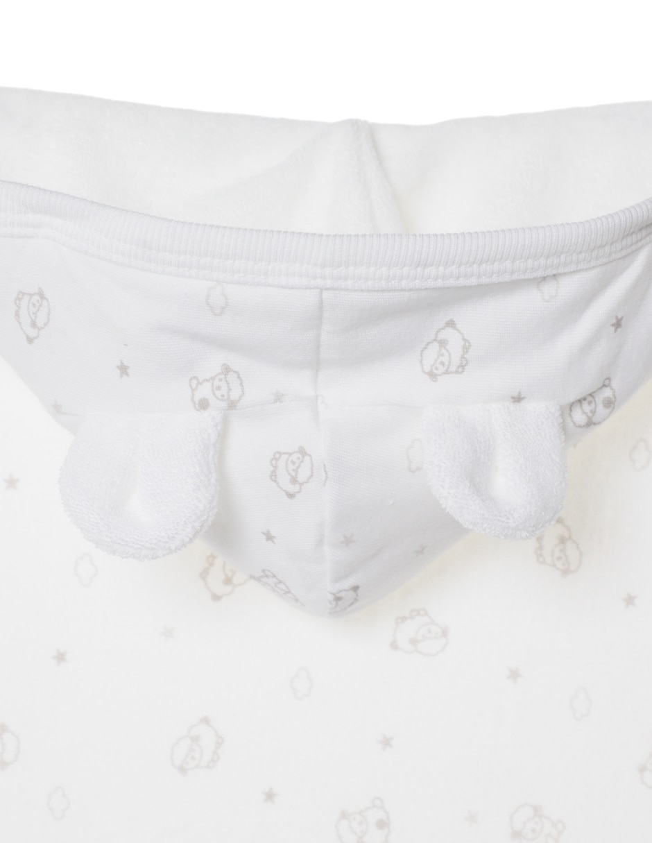 Bata de baño con gorro unisex 3