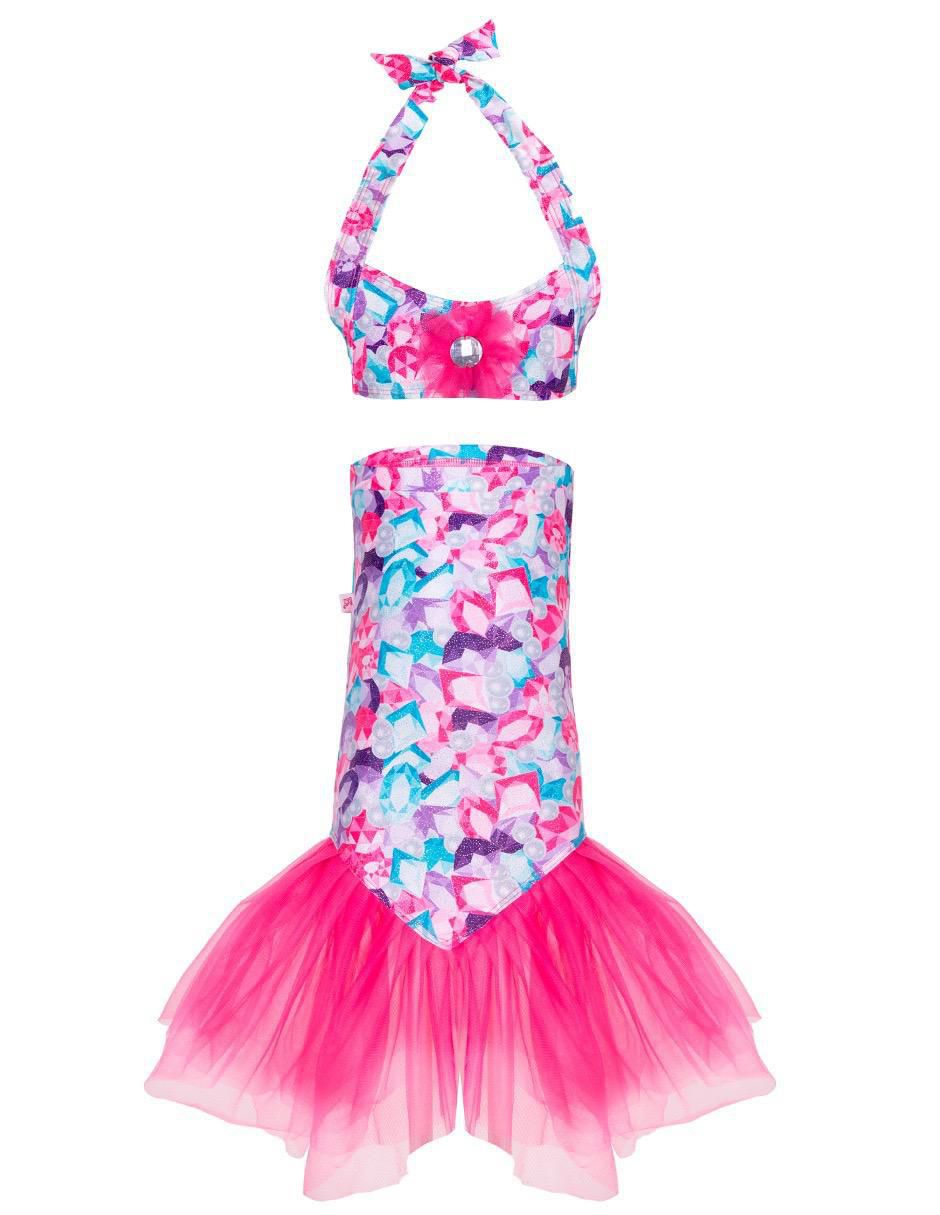 Traje de baño sirena para niña 5