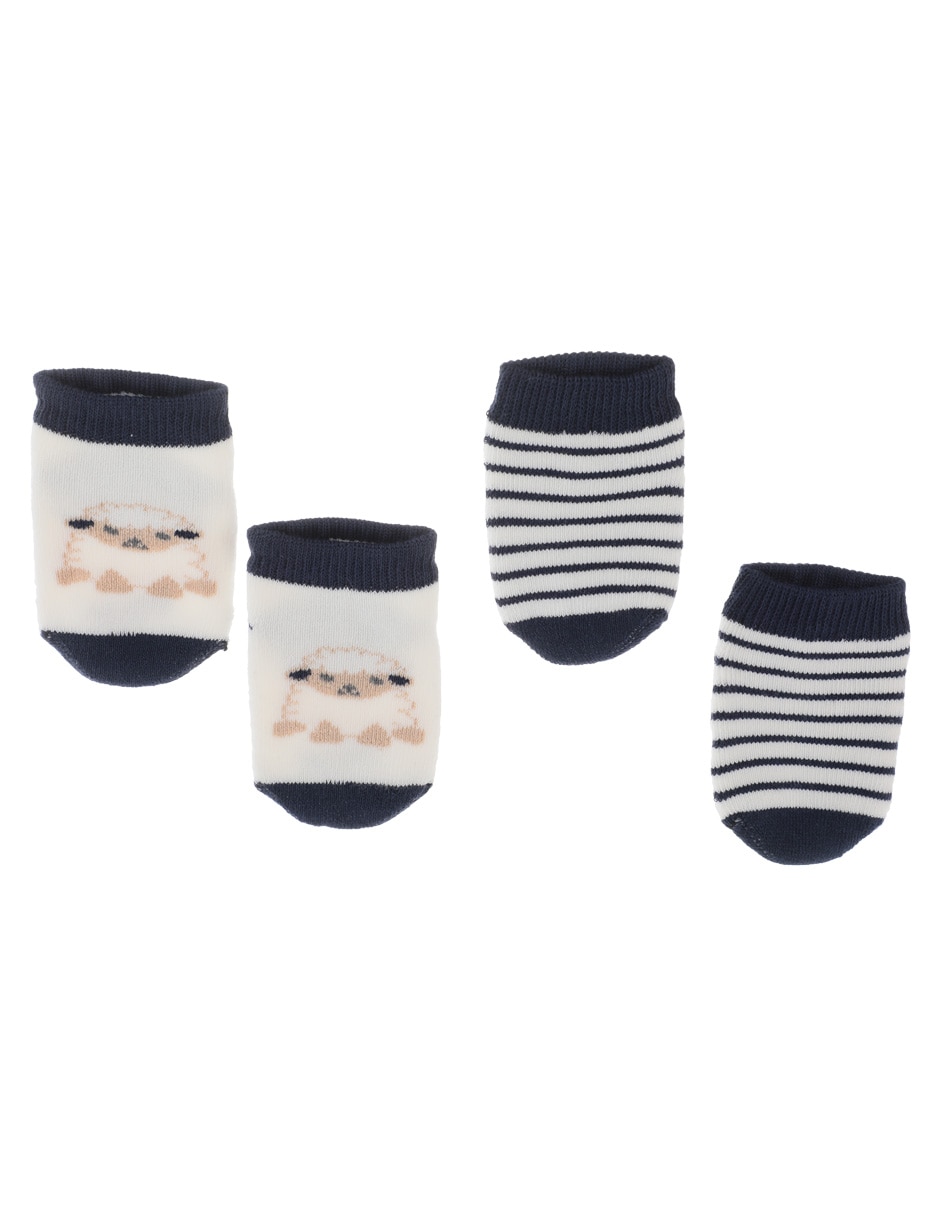 Set de tin de algodón para bebé niño 2 pares