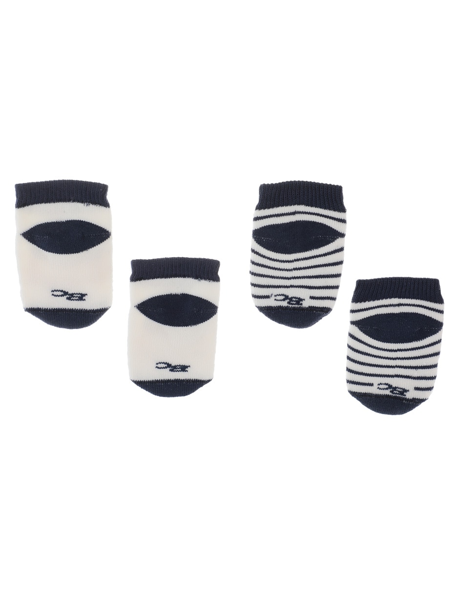 Set de tin de algodón para bebé niño 2 pares 2