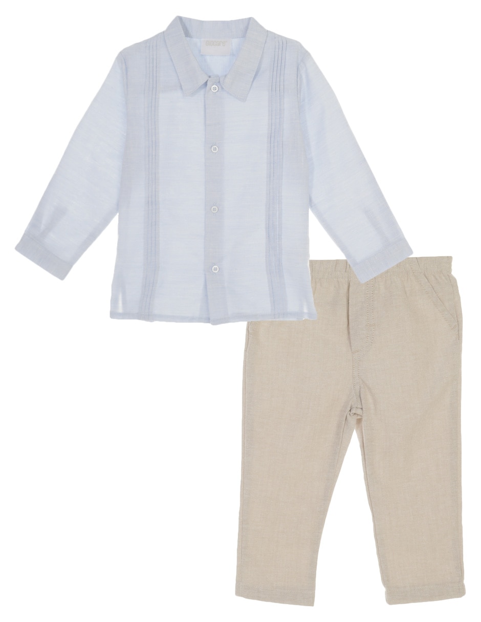 Conjunto de lino para bebé niño Conjunto de lino para bebé niño