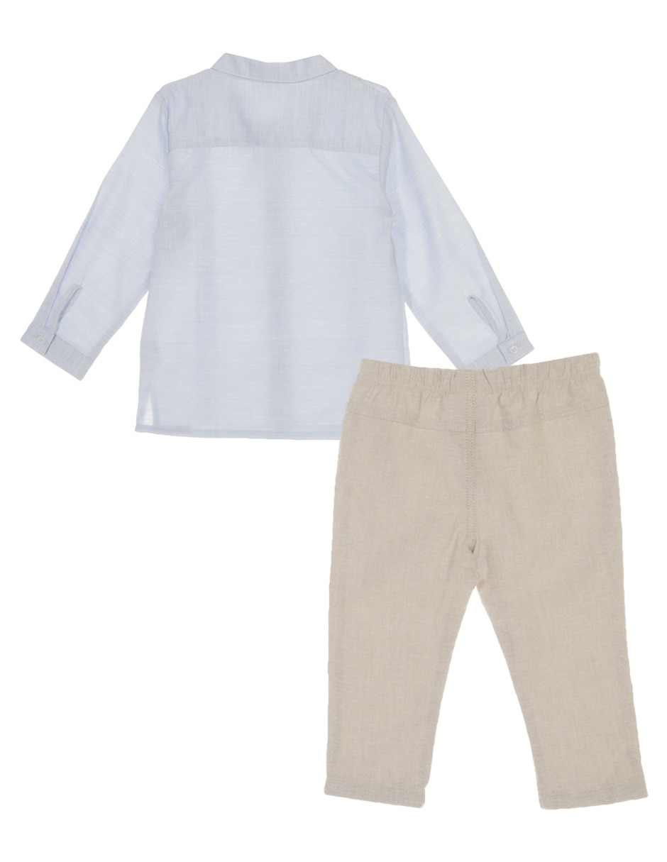 Conjunto de lino para bebé niño 2