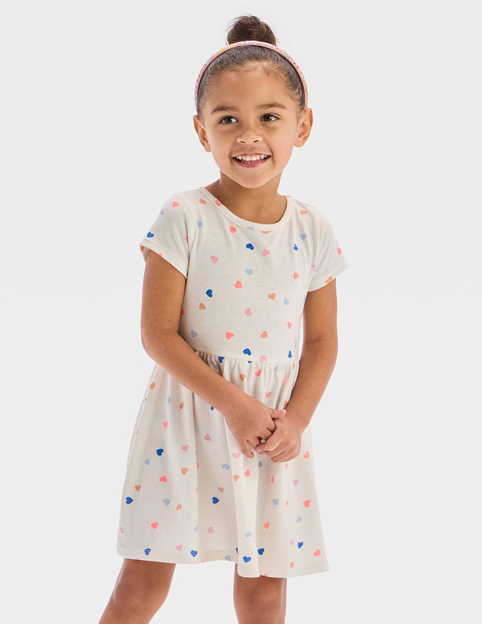 Vestido Cat Jack manga regular para niña Babies 