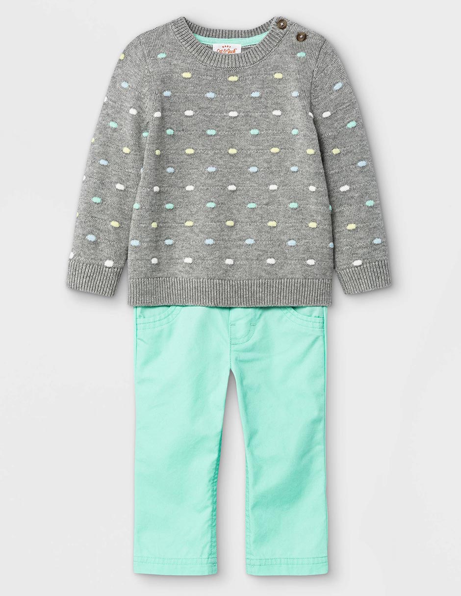 Conjunto Cat Jack de algodón para bebé niña piezas Liverpool