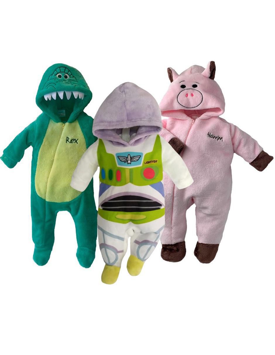 Set de mamelucos Toy Story de flannel unisex