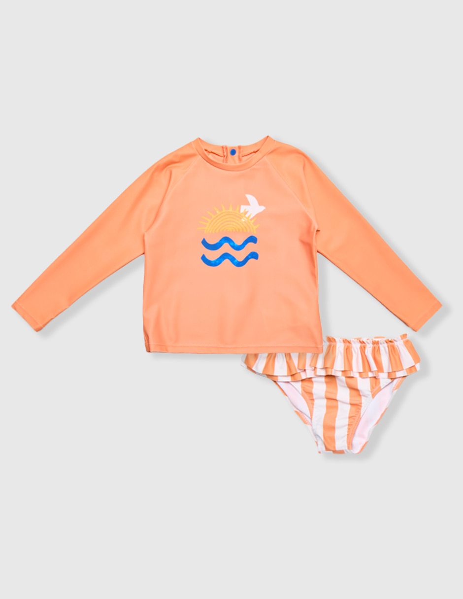 Conjunto traje de baño para niña Conjunto traje de baño para niña