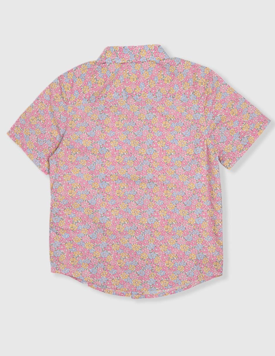 Camisa casual manga corta para bebé niño -
Hecho con Tela Liberty 2