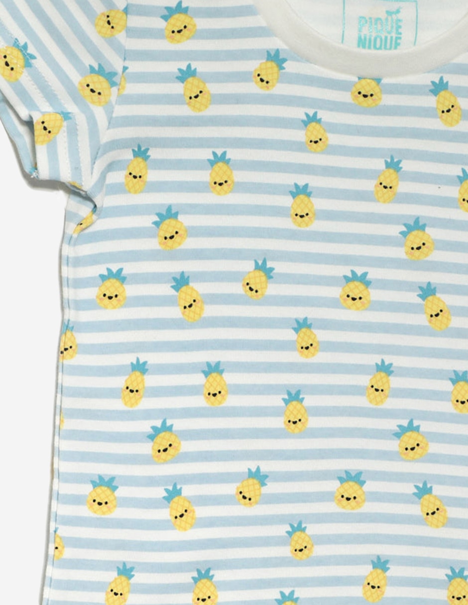 Set playera manga corta para preescolar niña 3