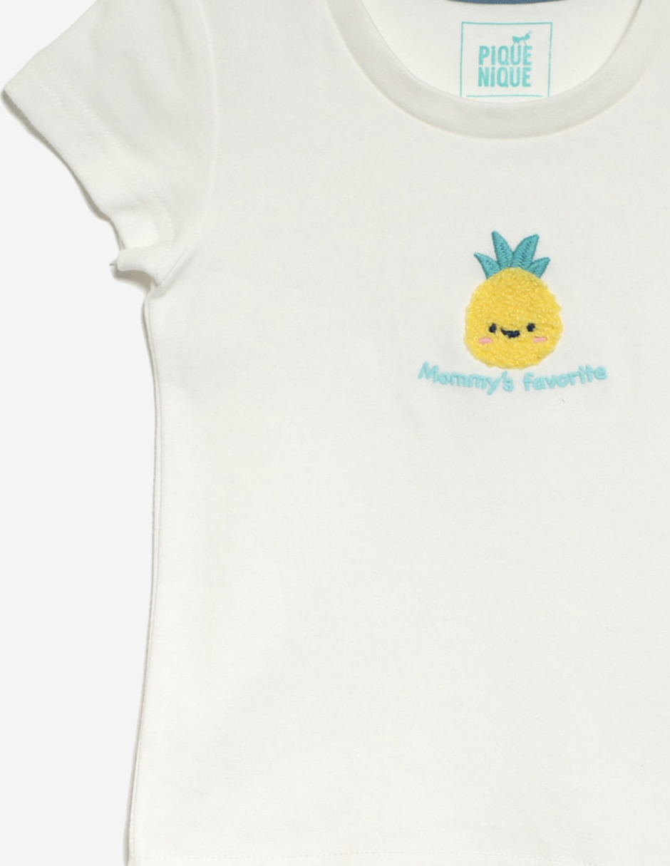 Set playera manga corta para preescolar niña 4