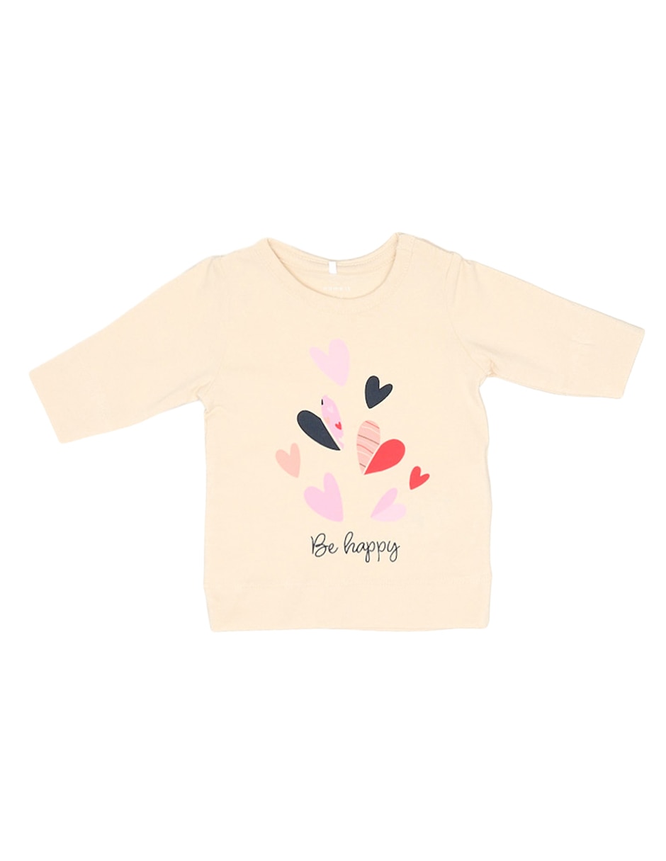 Playera manga larga para bebé niña 1