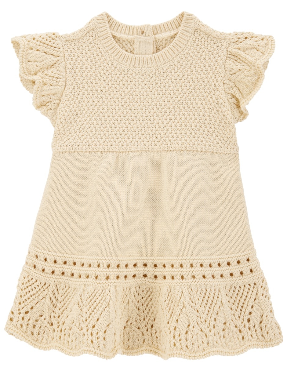 Toddler Vestidos Oshkosh Vestido Con Calzón Oshkosh Manga Volantes