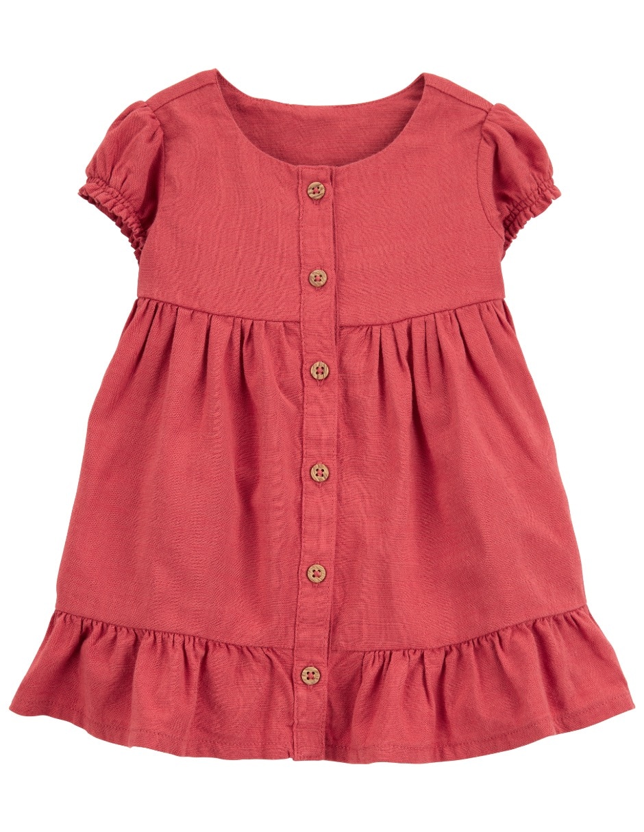 Vestido Carter's manga globo para bebé niña Babies 