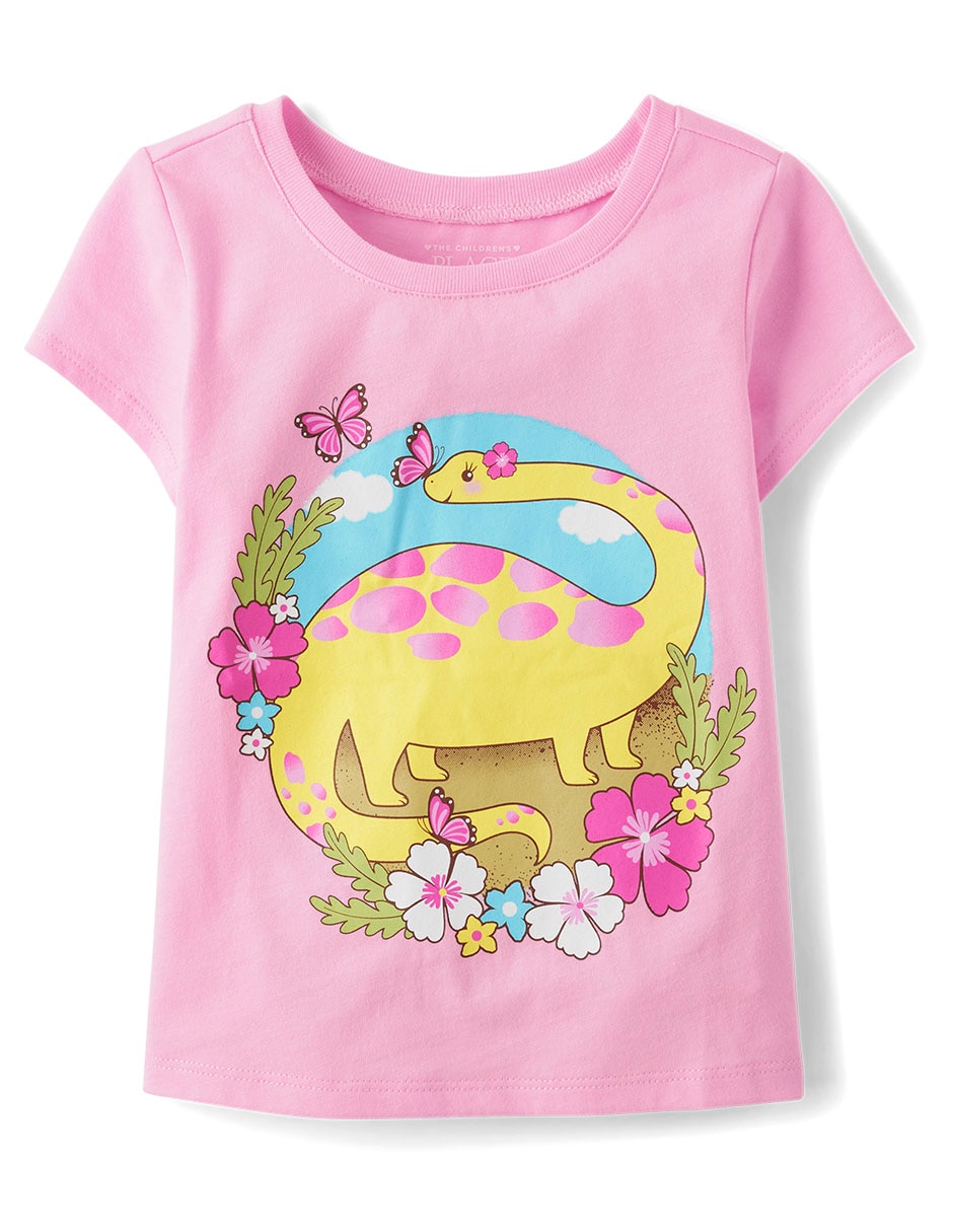 Playera The Childrens Place manga corta para niña