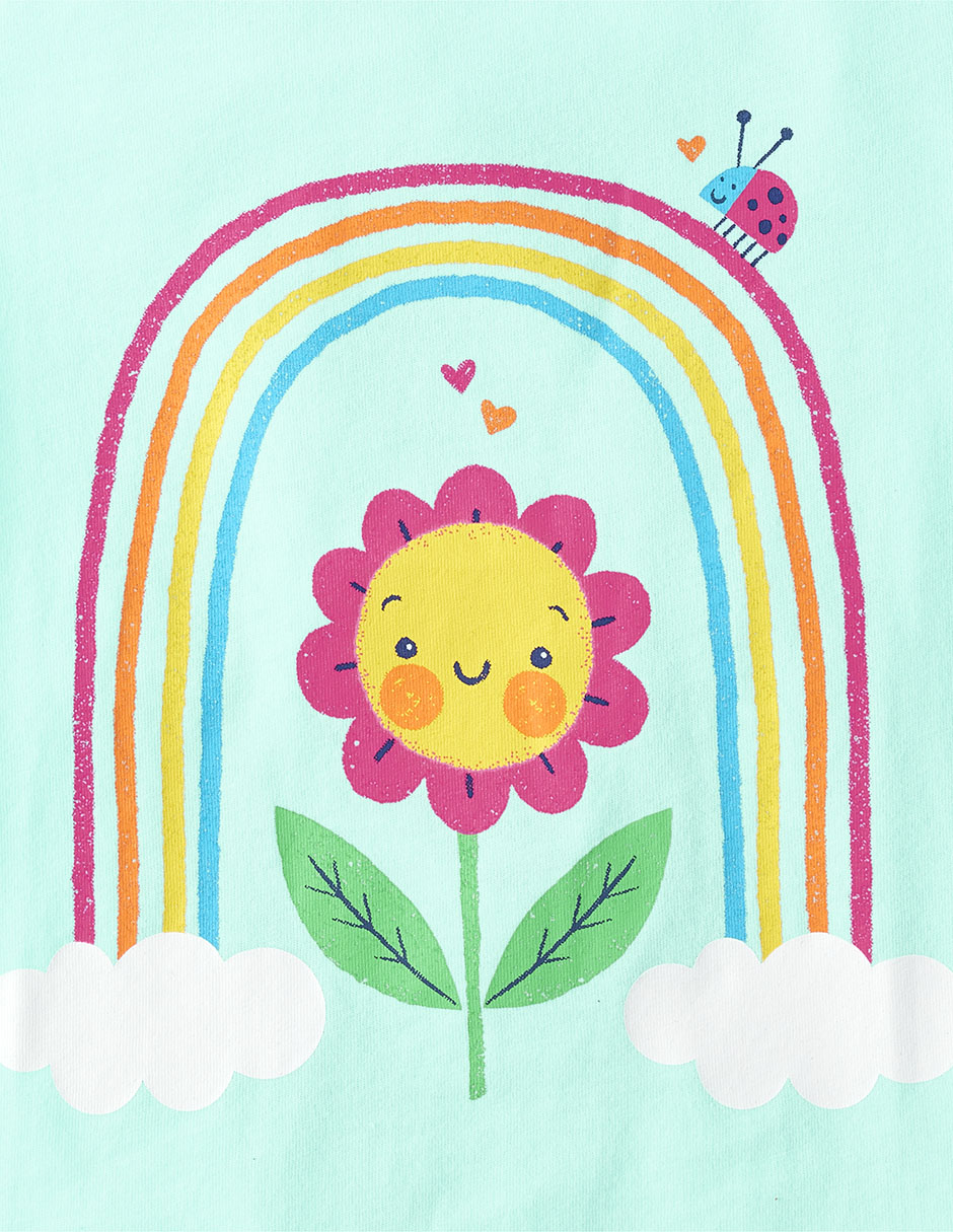 Playera The Childrens Place manga corta para bebé niña 2