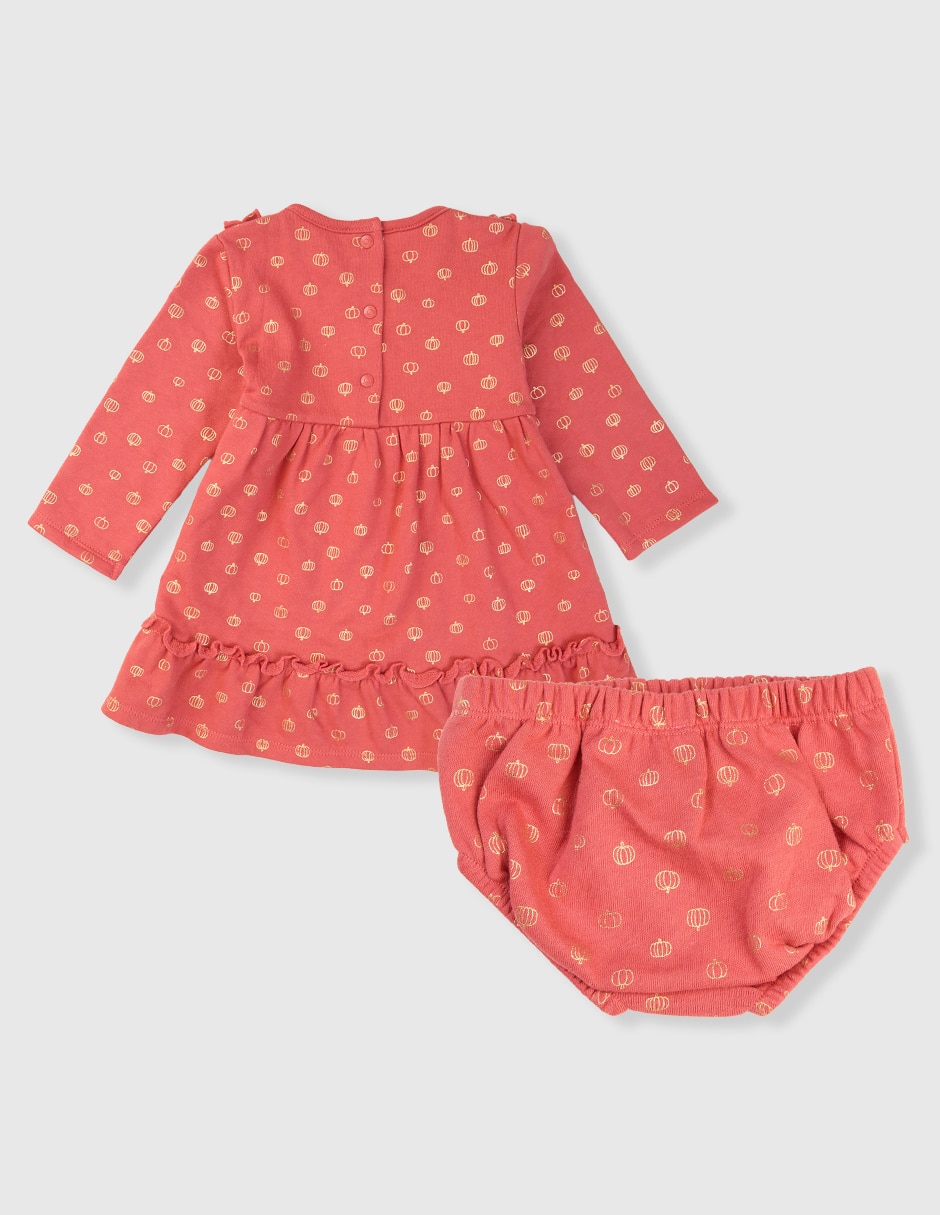 Vestido manga regular para bebé niña 2