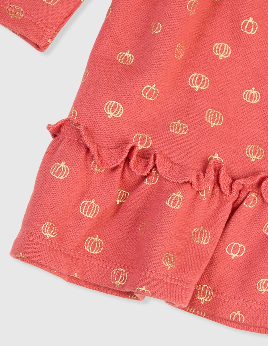 Vestido manga regular para bebé niña 4