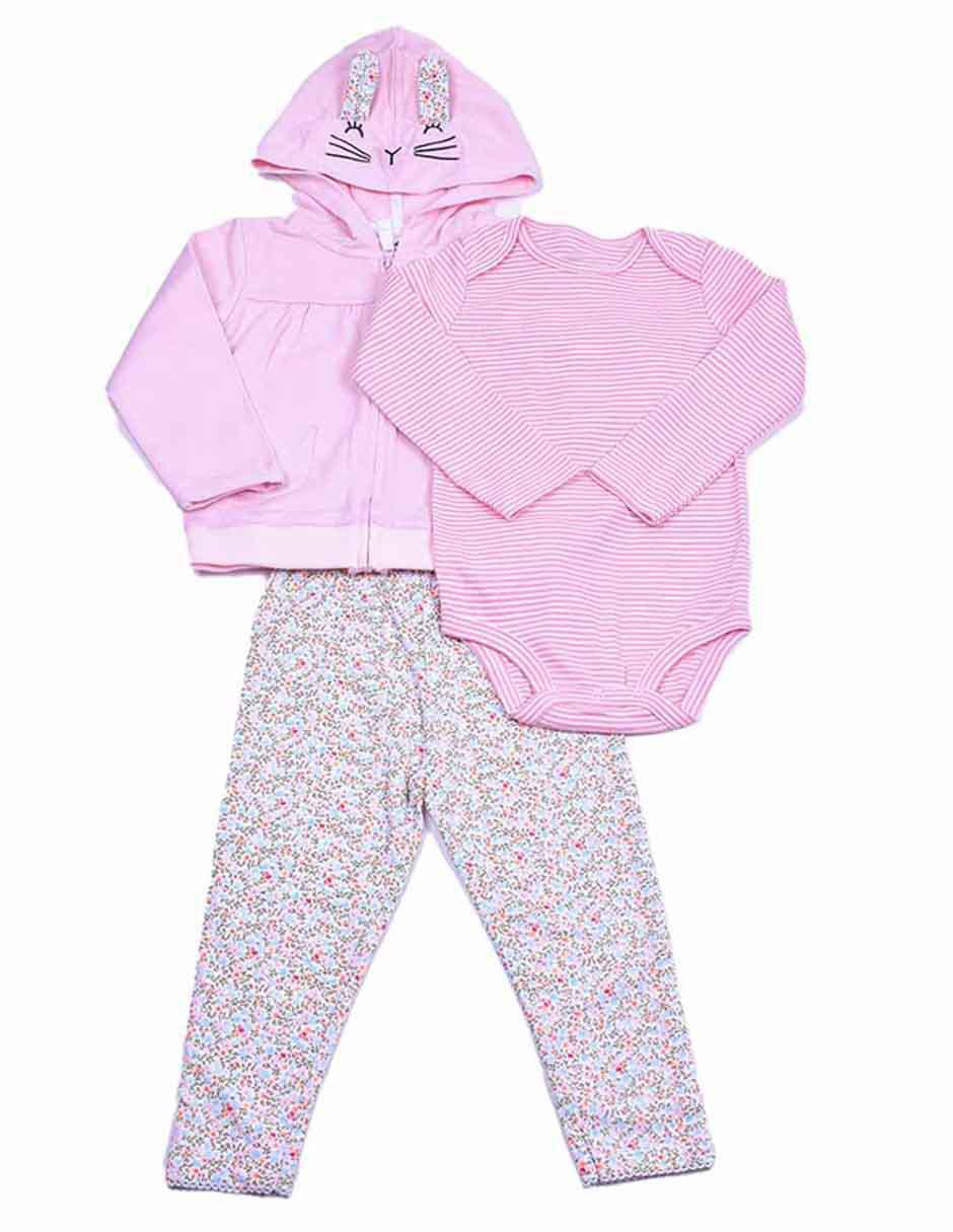 Conjunto de algodón para bebé niña Conjunto de algodón para bebé niña
