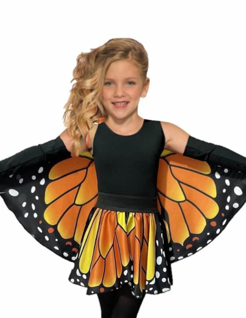 Disfraz de mariposa para niña 3