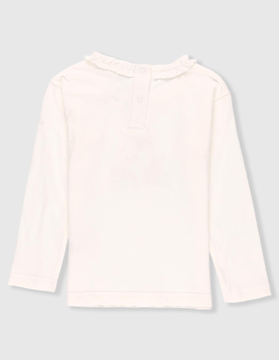 Playera manga larga para bebé niña 2