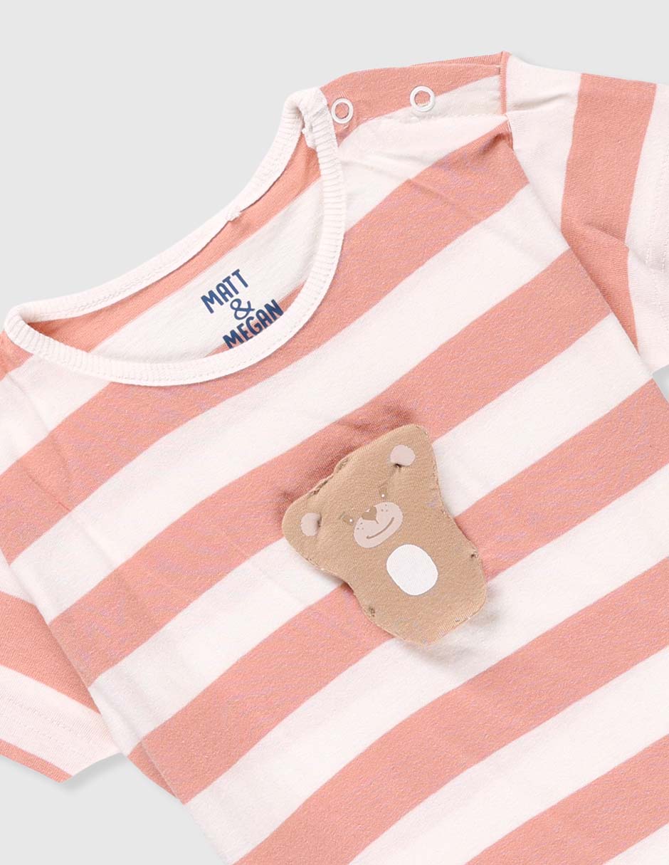 Playera manga corta para bebé niña 3