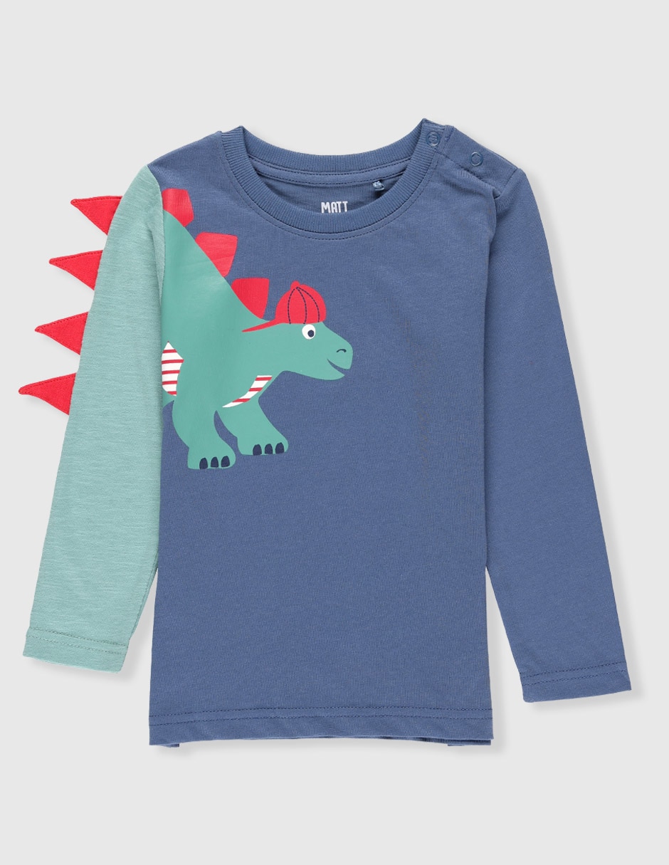 Playera Matt & manga larga para bebé niño Playera Matt & manga larga para bebé niño
