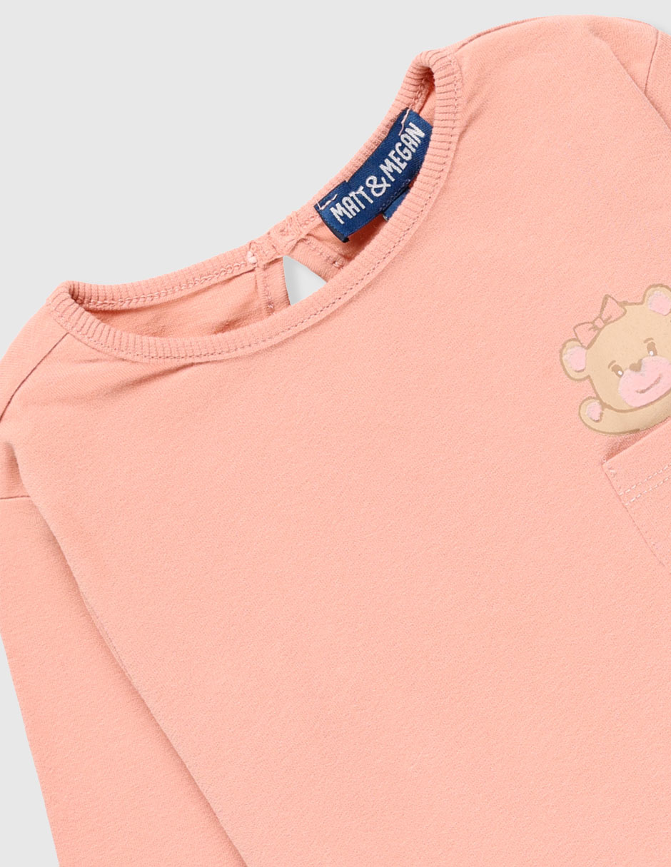 Playera manga larga para niña 2