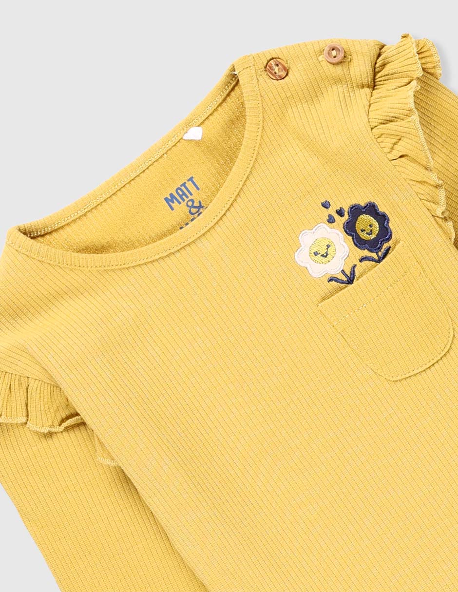 Playera manga larga para niña 3